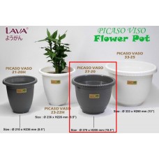 Lava Picaso Vaso 27-20 Flower Pot (1x12)