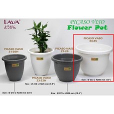 Lava Picaso Vaso 33-25 Vaso Flower Pot (1x12)