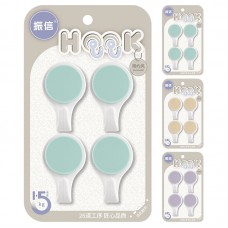 PVC CARTOON HOOK 4's NO 243  (1x12)