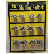 SHENLING PADLOCK (CARD) 30*40*50 排庄锁 (1x12)