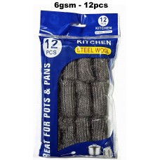 STEEL WOOL 6gsm *12pcs (1x12)