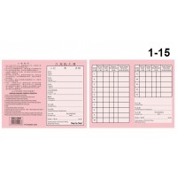 Wages Card 1-15 (1x5)