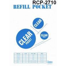 A'STAR Clear Pocket Refill RCP-2710