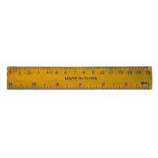Wooden Ruler 6" (1x12)