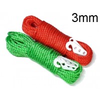 Nylon Laundry Rope (s) 3mm-10M (1x12)