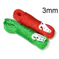 Nylon Laundry Rope (s) 3mm-10M (1x12)