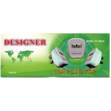 DESIGNER 13A PLUG TOP SIRIM (1x20)