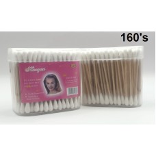 Cotton Bud Tin (Square) 160's (1x6)