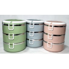 LUNCH BOX 3 TIER HCL-3 (2100ml) Round