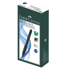 Faber Castell Fast Gel Z Pen 0.7 Blue 643751 (1x10)