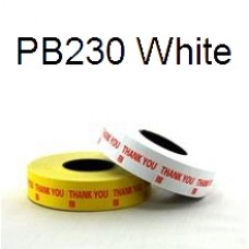 Price Label PB230 Thank You (White) (1x10)