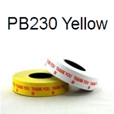 Price Label PB230 Thank You (Yellow) (1x10)