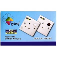 Geloof 13A Single Switch Socket (1x10)