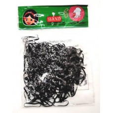RUBBER HAIR BAND TPU BLACK (1x12)