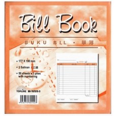 Bill Book ( No ) 7x7.5 50x3 BB-TN7575-3 (1x5)