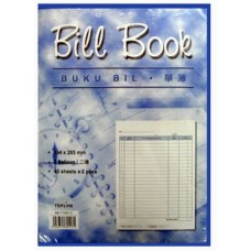 Bill Book 10x7" 40x2 BB-T1007-2 (1x10)