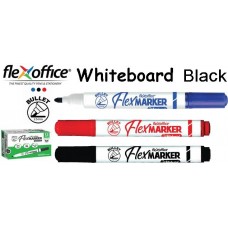 FlexMarker White Board Marker (1x12) BLACK