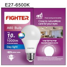 FIGHTER LED SCREW BULB E27 10W Day Light  (1x10) Sirim