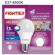 FIGHTER LED SCREW BULB E27 15W Day Light  (1x10) Sirim