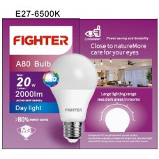 FIGHTER LED SCREW BULB E27 20W Day Light  (1x10) Sirim