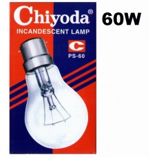 Chiyoda Bulb Clear Pin 60w (1x10)