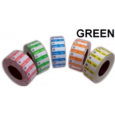 Price Label RM Color -GREEN (1x10)