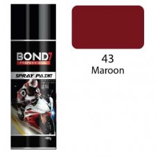 BOND 7 SPRAY PAINT 400g Maroon 43