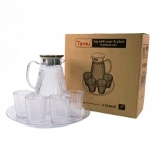 LAVA Tamu Jug With Cup & Plate--6FJ117