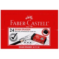 Faber Castell Exam Grade Eraser 187134 Black (1x24)