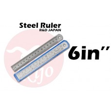 KIJO Steel Ruler 6" 15cm (1x12)