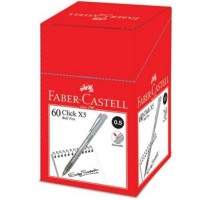 Faber Castell Click X5 Ball Pen 0.5 Black (1x60)