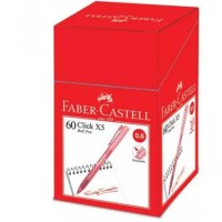 Faber Castell Click X5 Ball Pen 0.5 Red (1x60)